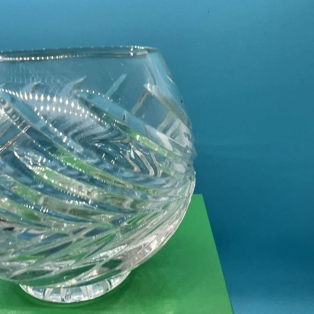 Vintage Crystal Votive Candle Holder 3
